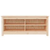 Vidaxx Schuhbank 110x38x45,5 cm massives Kiefernholz