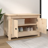 Vidaxx Schuhschrank 70x38x45,5 cm massives Kiefernholz