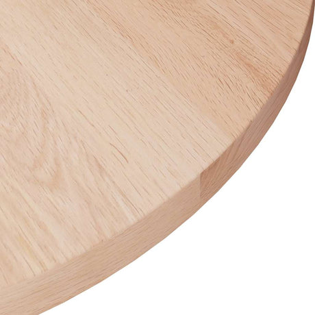 Vidaxl tafelblad rond ø30x1,5 cm onbehandeld massief eikenhout