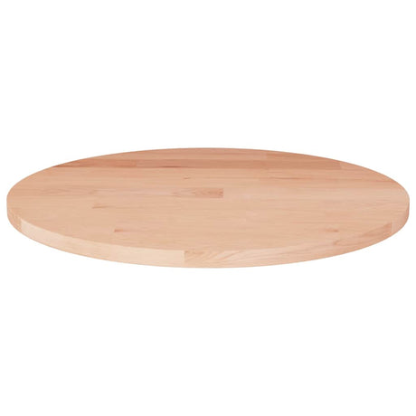 Vidaxl tafelblad rond ø50x1,5 cm onbehandeld massief eikenhout
