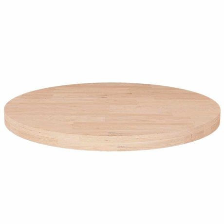 Vidaxl tafelblad rond ø40x2,5 cm onbehandeld massief eikenhout