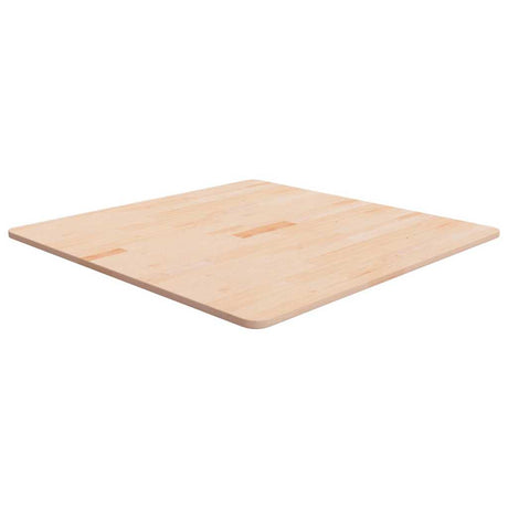 Vidaxl tafelblad vierkant 80x80x1,5 cm onbehandeld massief eikenhout
