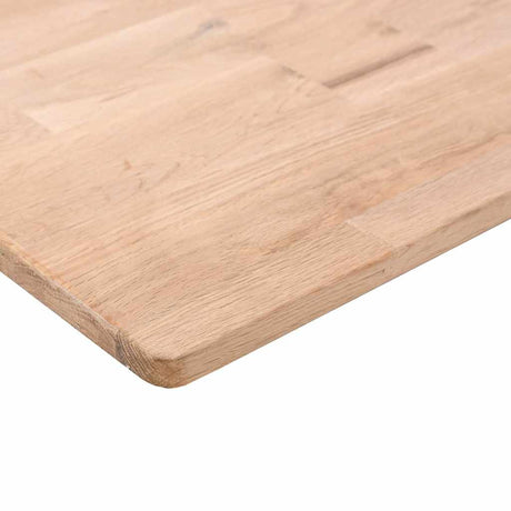 Vidaxl plank 40x20x1,5 cm onbehandeld massief eikenhout