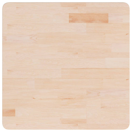Vidaxl tafelblad vierkant 60x60x2,5 cm onbehandeld massief eikenhout