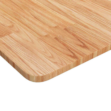 Vidaxl tafelblad vierkant 90x90x1,5cm massief eiken lichtbruin