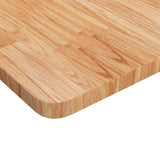 Vidaxl tafelblad vierkant 50x50x2,5cm massief eiken lichtbruin
