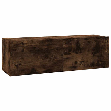 Vidaxl tv-wandmeubel 100x30x30 cm bewerkt hout gerookt eikenkleurig
