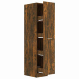 Vidaxl apothekerskast 30x42,5x150 cm bewerkt hout gerookt eikenkleurig