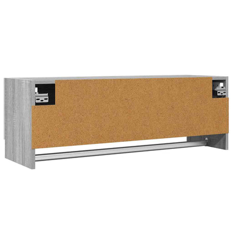 Vidaxl kledingkast 100x32,5x35 cm bewerkt hout grijs sonoma eikenkleur