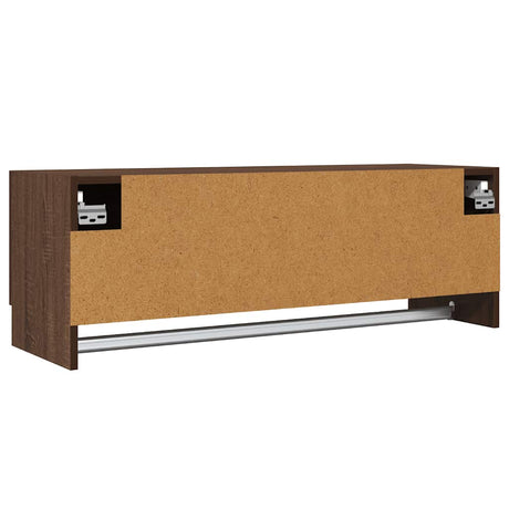 Vidaxl kledingkast 100x32,5x35 cm bewerkt hout bruin eikenkleur