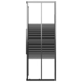 Vidaxl Duschkabine Streifen 70x70x180 cm ESG Schwarz