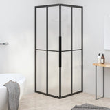 Vidaxl Duschkabine 80x80x180 cm mattes ESG Schwarz