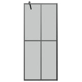 Vidaxl Walk -In -Duschbildschirm 80x195 cm dunkler Temperament