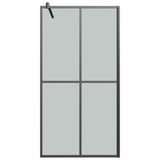 Vidaxl Walk -In -Duschbildschirm 100x195 cm dunkler Temperament