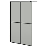 Vidaxl Walk -In -Duschbildschirm 118x190 cm dunkelem Temperaturglas