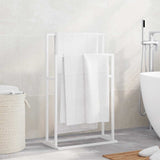 VIDAXL -Handtuchregal 48x24x78,5 cm Eisen weiß abgelöst