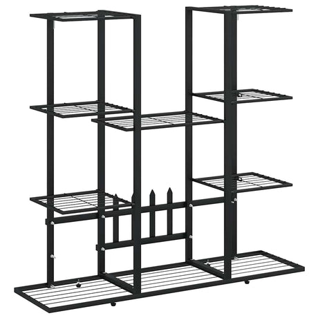 Vidaxl Blumenstandard 94.5x25x89 cm Eisenschwarz
