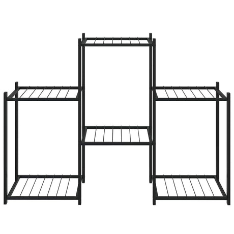 Vidaxl Blumenstandard 83x25x60 cm Eisenschwarz