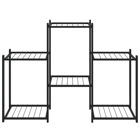 Vidaxl Blumenstandard 83x25x60 cm Eisenschwarz
