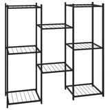 Vidaxl Blumenstandard 83x25x80 cm Eisenschwarz