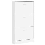 Vidaxx Schuhschrank weiß 59x17x108 cm fertiges Holz