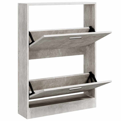 Vidaxl Schuhschrank 59x17x81 cm bearbeitete Holzbetonpreis