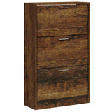 Vidaxx Schuhschrank 63x24x103 cm verarbeitetes Holz, geräucherte Eiche