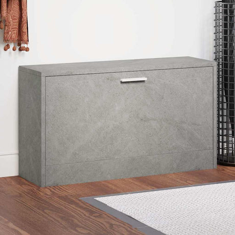Vidaxx Schuhbank 80x24x45 cm Holzwerkstoff betongrau