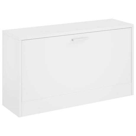 Vidaxx Schuhregal 80x24x45 cm lackiertes Holz Hochglanz weiß