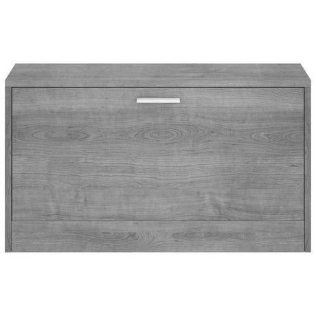 Vidaxl Schuhsofa 80x24x45 cm verarbeitetes Holzgrau Sonoma Eiche Farbe