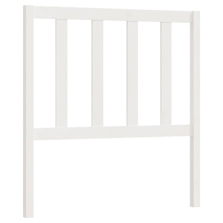 Vidaxl hoofdbord 81x4x100 cm massief grenenhout wit
