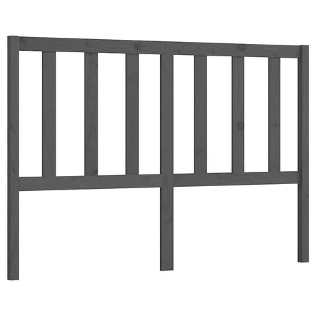 Vidaxl hoofdbord 166x4x100 cm massief grenenhout grijs