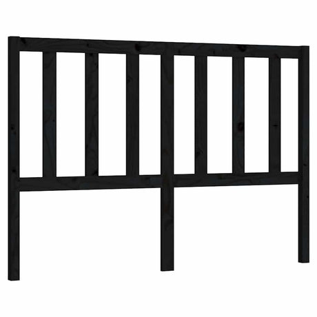 Vidaxl hoofdbord 166x4x100 cm massief grenenhout zwart