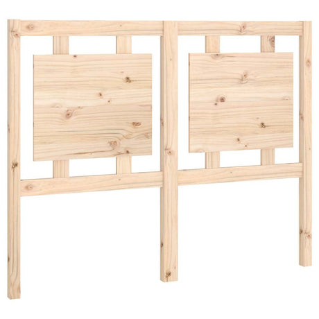 Vidaxl hoofdbord 125,5x4x100 cm massief grenenhout