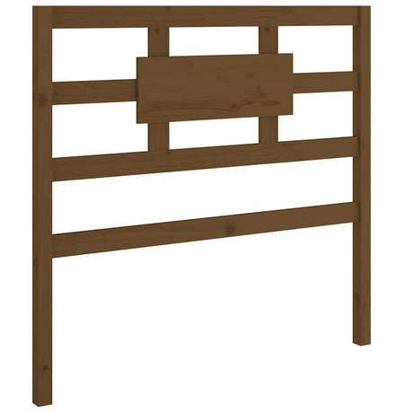Vidaxl hoofdbord 80,5x4x100 cm massief grenenhout honingbruin
