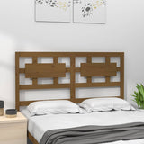 Vidaxl hoofdbord 145,5x4x100 cm massief grenenhout honingbruin