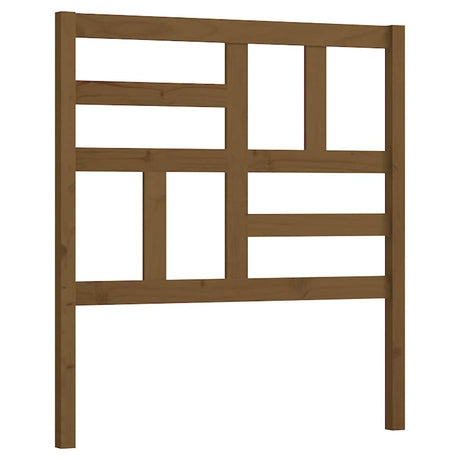 Vidaxl hoofdbord 81x4x104 cm massief grenenhout honingbruin