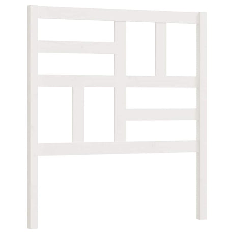 Vidaxl hoofdbord 96x4x104 cm massief grenenhout wit