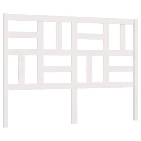 Vidaxl hoofdbord 166x4x104 cm massief grenenhout wit