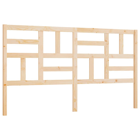 Vidaxl hoofdbord 186x4x104 cm massief grenenhout