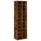 VIDAXL -Schuhschrank 54x34x183 cm propertiertes Holzgeräuchchenfarbe gefärbt