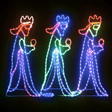 Vidaxx Weihnachtsfiguren Drei Könige mit 504 LEDs 99,5x45,5 cm