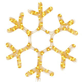 Vidaxx Weihnachtsfigur Schneeflocke mit 72 warmweißen LEDs 38x37 cm