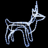 Vidaxl Weihnachten Figur kalt weiß 60x30x60 cm