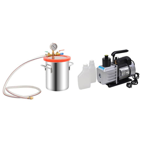 VidaXL Vakuumkammer mit 2-stufiger Pumpe 5,5 l