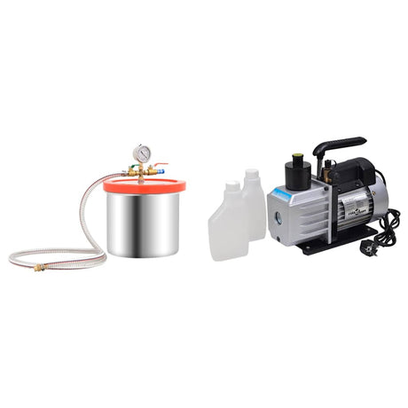 VidaXL Vakuumkammer mit 2-stufiger Pumpe 7,4 l