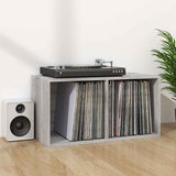 Vidaxl opbergbox voor lp's 71x34x36 cm bewerkt hout grijs sonoma eiken