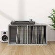 Vidaxl opbergbox voor lp's 71x34x36 cm bewerkt hout grijs sonoma eiken