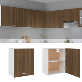 Vidaxl bovenkast lyon 50x31x60 cm bewerkt hout bruin eikenkleur