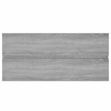 Vidaxl wastafelkast 100x38,5x45 cm bewerkt hout grijs sonoma eiken